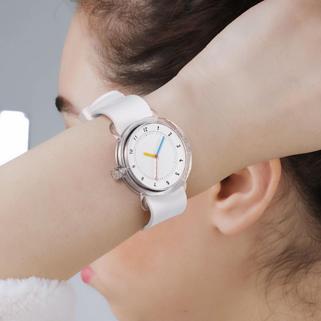 TID No.3 Watch 38mm Builders Club Edition / Silicone Strap / Transparent Buckle - TID WATCHES