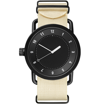 TID No.1 Black Dial / Black Leather Wristband / Black Buckle