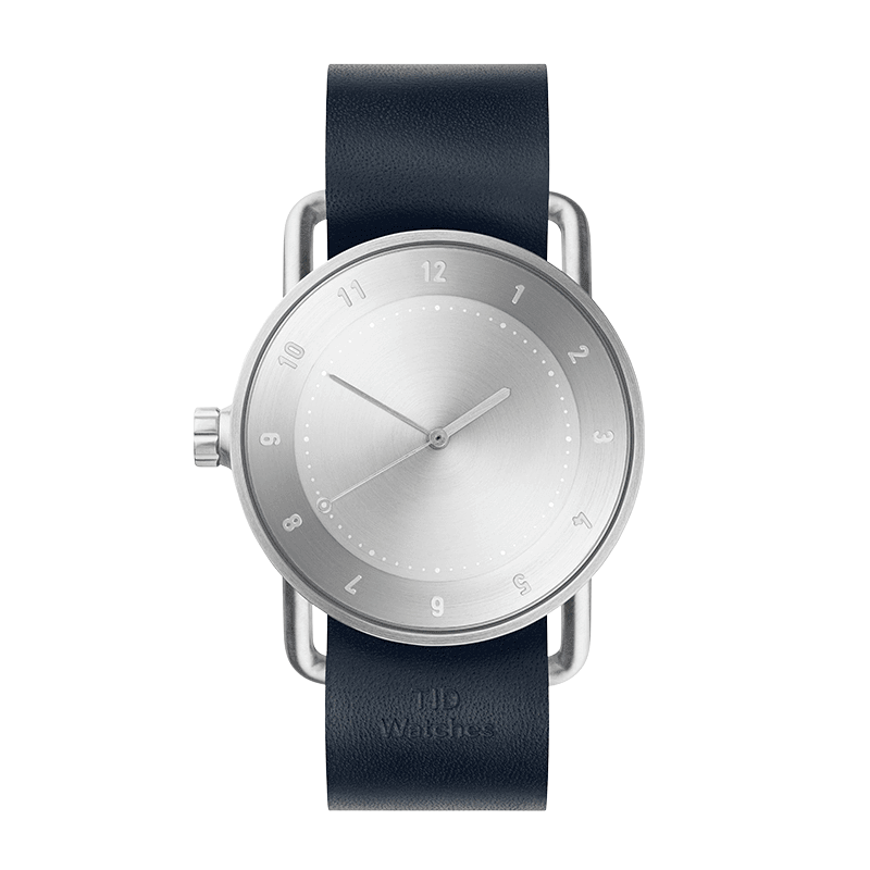 TID No.2 40mm Steel Dial / Navy Leather Wristband