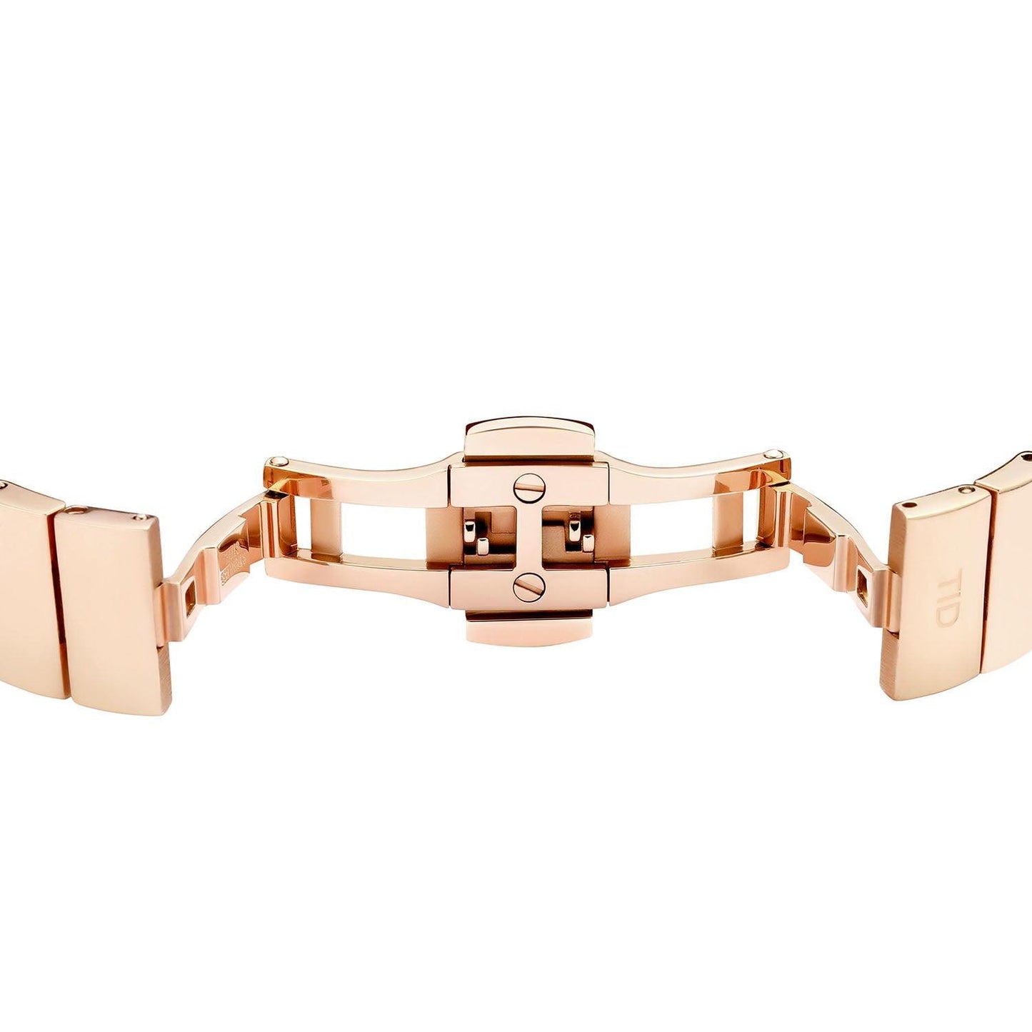 TID No.4 Watch for Women / 28mm Rose Gold Dial / Rose Gold Metal Strap - TID WATCHES