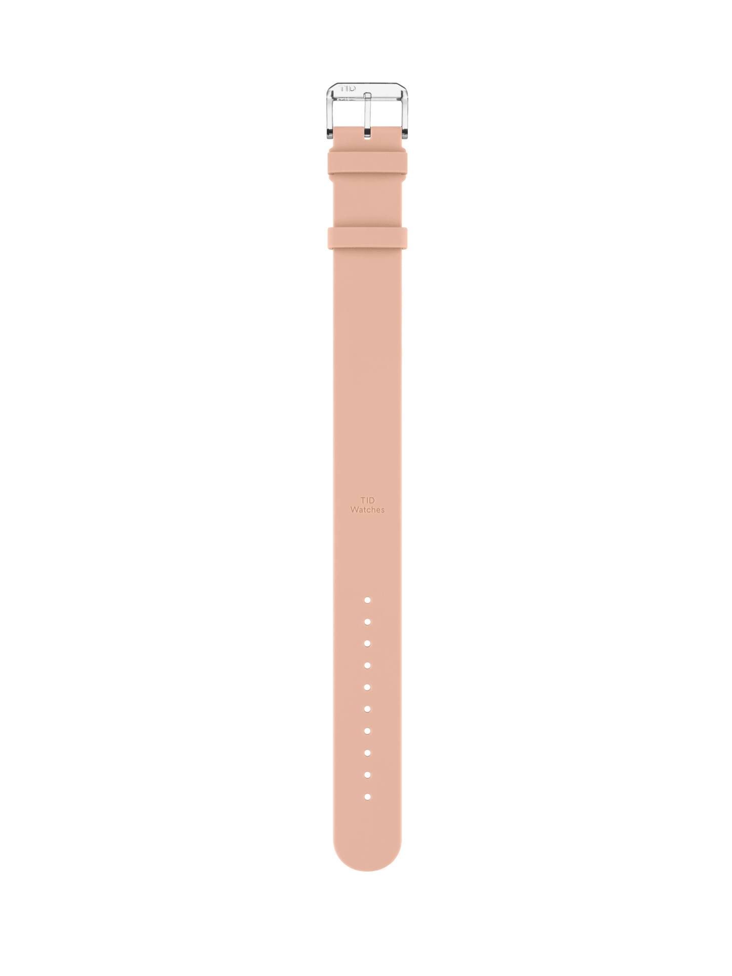Pink Silicone Strap with Transparent Buckle - TID WATCHES