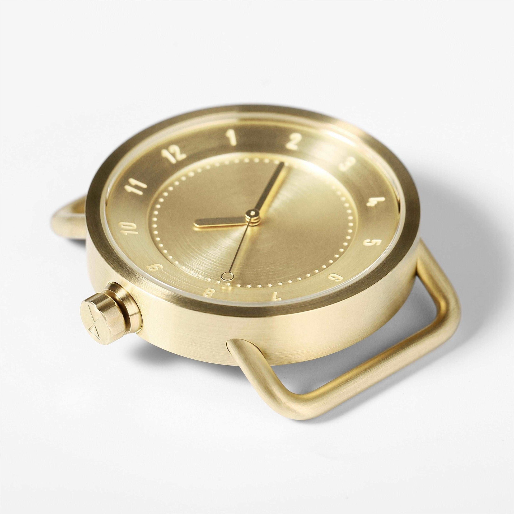 TID No.1 Gold Dial / Navy Leather Strap / Gold Buckle - TID WATCHES