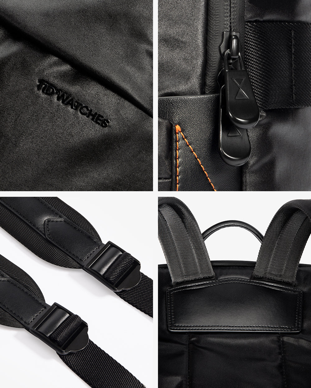 TID Black Backpack – Minimalist Design, Maximum Functionality