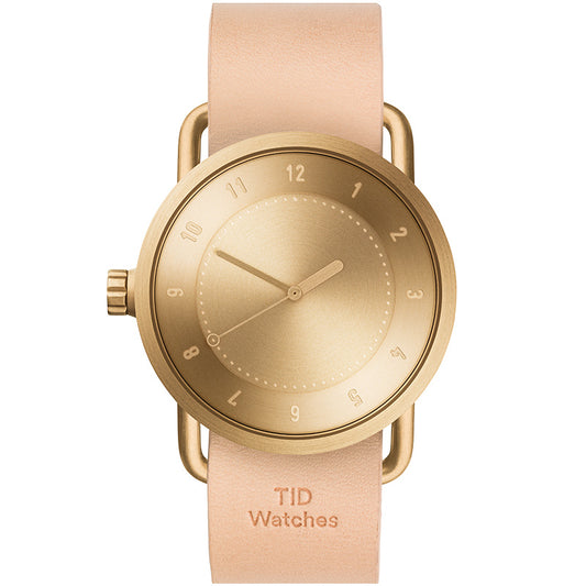 TID No.1 Gold Dial / Green Nylon Strap / Gold Buckle - TID WATCHES