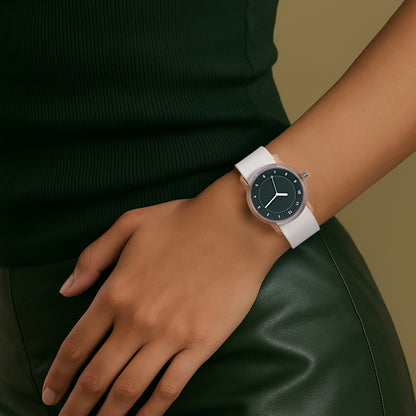 Nr. 3 TR90 38 mm grünes/grünes Silikonarmband