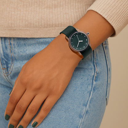 Nr. 3 TR90 38 mm grünes/grünes Silikonarmband