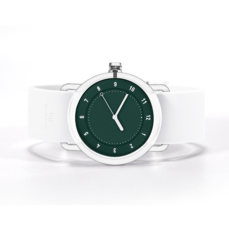 Nr. 3 TR90 38 mm grünes/grünes Silikonarmband