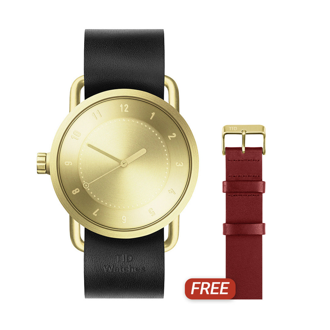 TID No.4 Watch for Men / 40mm Gun Metal Dial / Gun Metal Strap – TID WATCHES