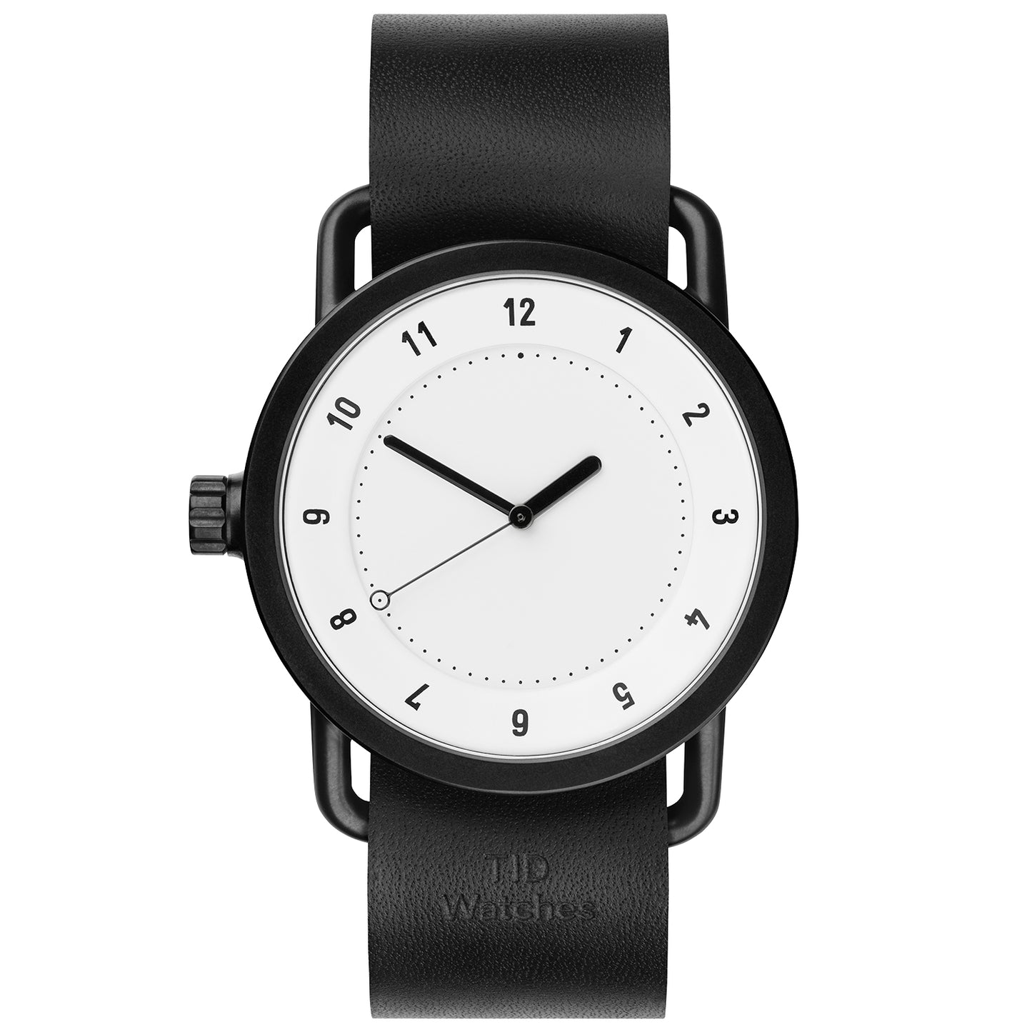TID No.1 White Dial / Black Leather Strap / Black Buckle