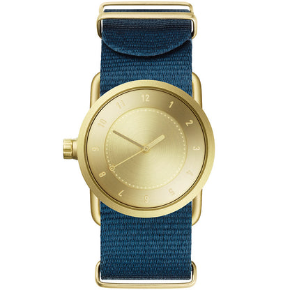 TID No.1 Gold Dial / Black Nylon Strap / Gold Buckle