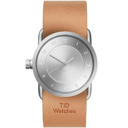 TID No.1 Steel Dial / Natural Leather Strap / Steel Buckle