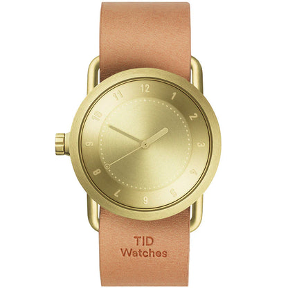 TID No.1 Gold Dial / Natural Leather Strap / Gold Buckle