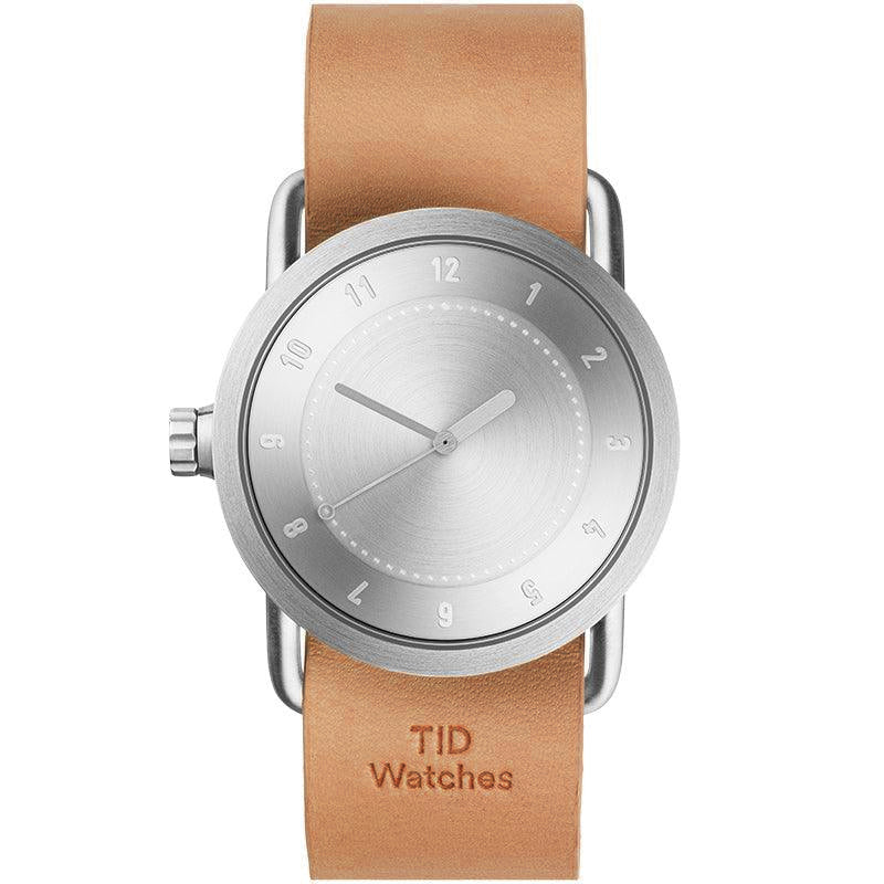 TID No.1 Steel Dial / Natural Leather Strap / Steel Buckle