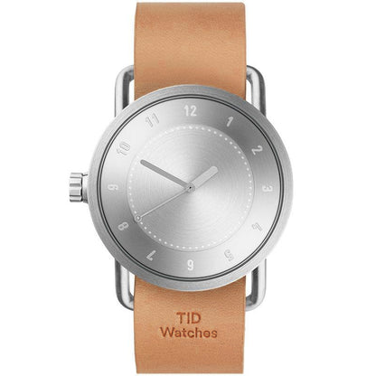 TID No.1 Steel Dial / Natural Leather Strap / Steel Buckle