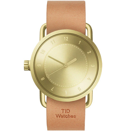 TID No.1 Gold Dial / Natural Leather Strap / Gold Buckle