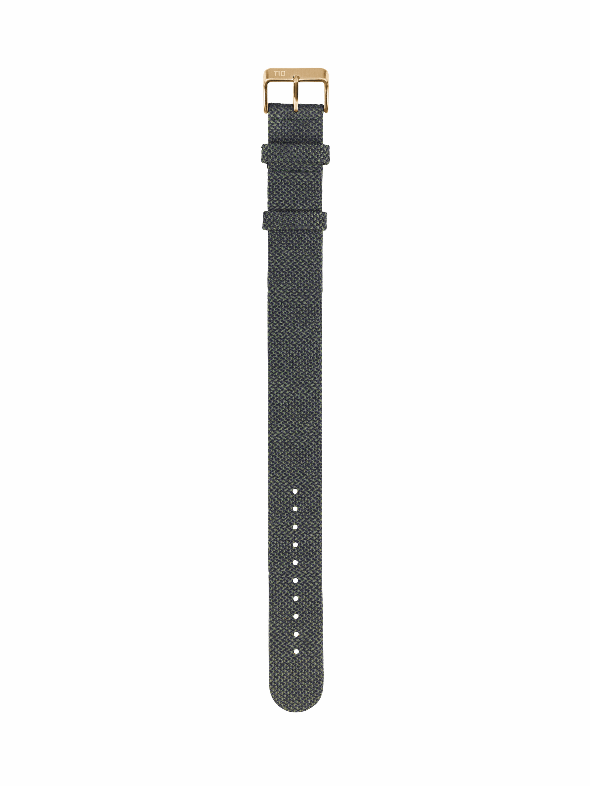 Pine Twain Strap with Black / Steel / Gold Buckle - TID WATCHES
