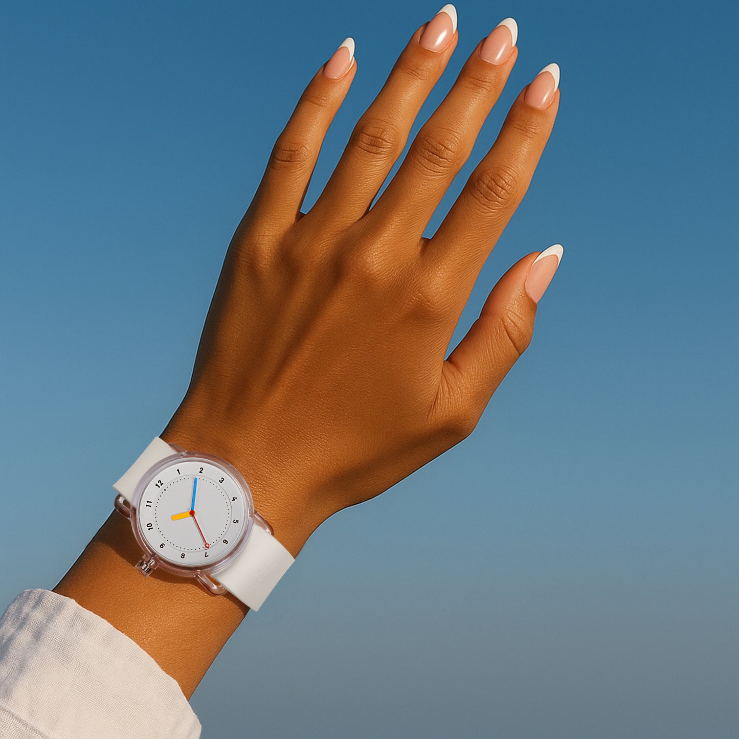 TID No.3 Lightweight White Summer Watch — 38mm
