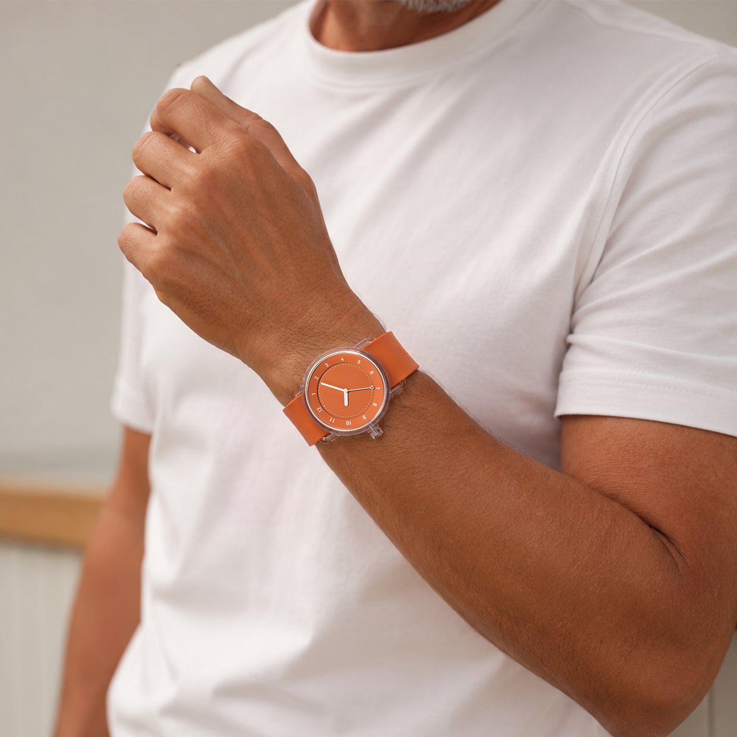TID No.3 Lightweight Watch  38mm — Orange