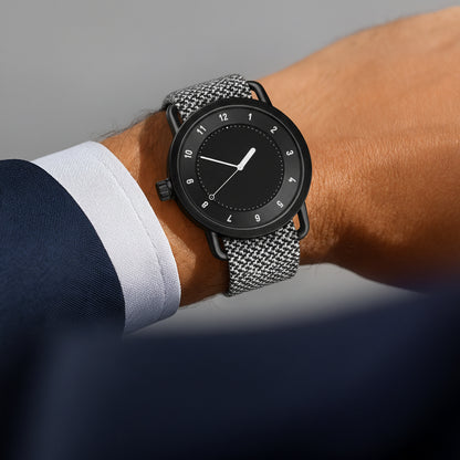 TID No.1 Black Dial / Black Leather Strap / Black Buckle