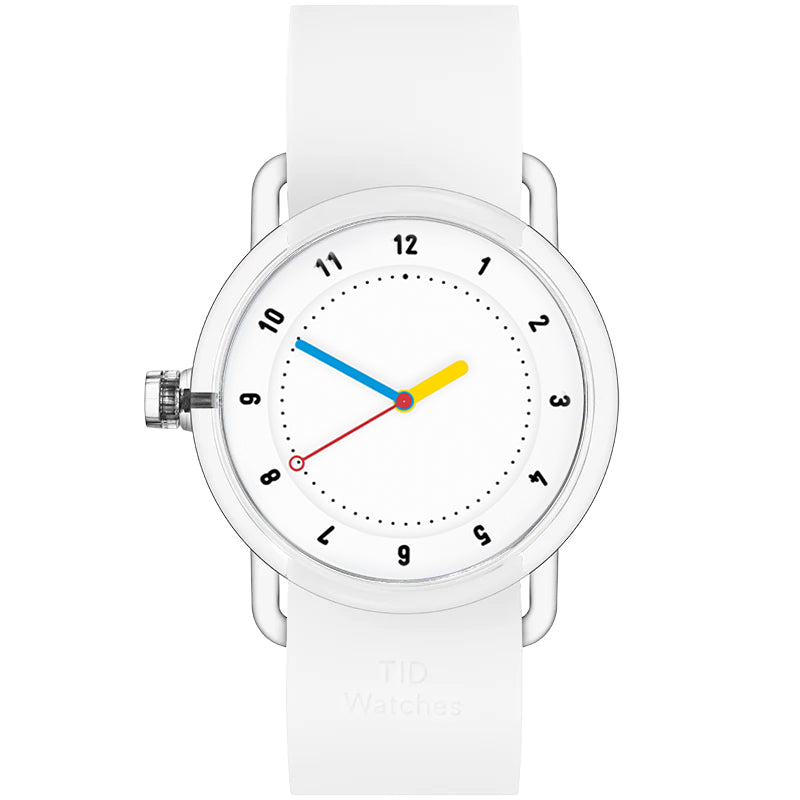 TID No.3 Lightweight White Summer Watch — 38mm