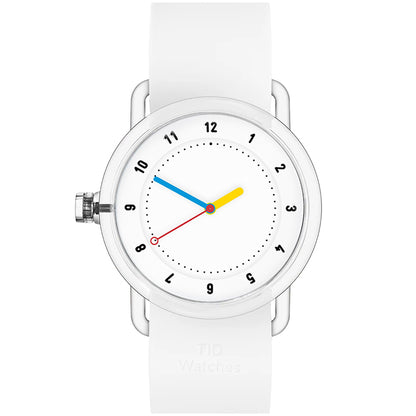 TID No.3 Lightweight White Summer Watch — 38mm