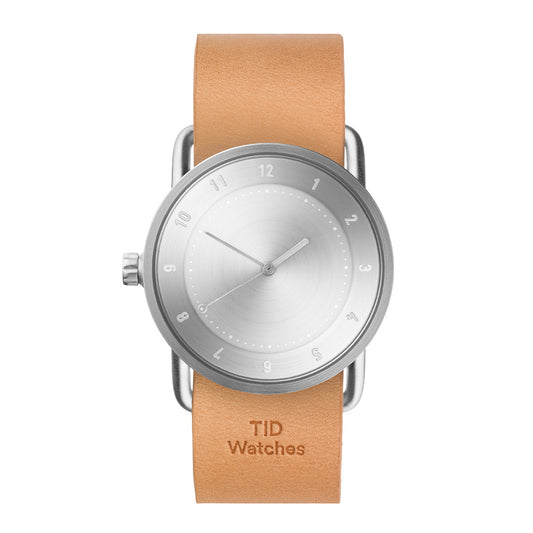 TID No.2 36mm Steel Dial / Natural Leather Strap