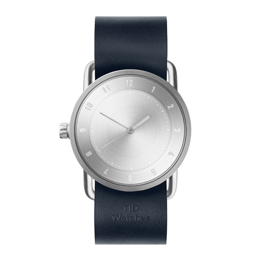 TID No.2 Steel Dial /Navy Leather Strap