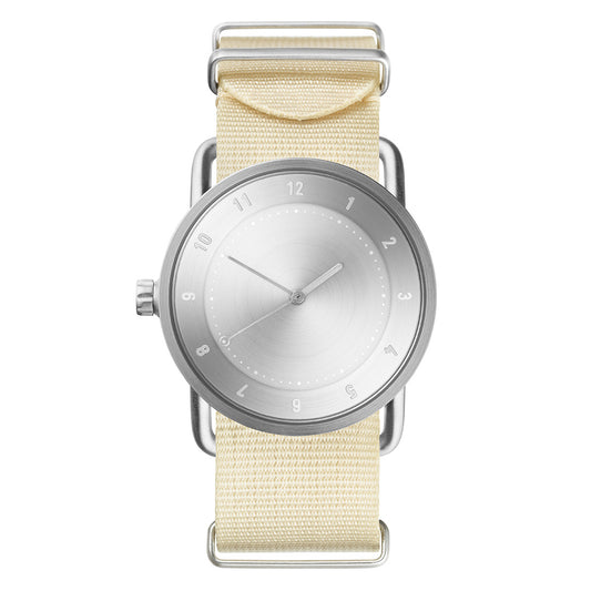 TID No.2 Steel Dial /Off-White Nylon Strap