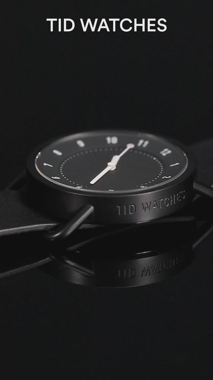 TID No.1 Black Dial / Black Leather Strap / Black Buckle