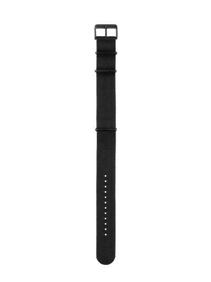 Black Nylon Wristband/Black buckle