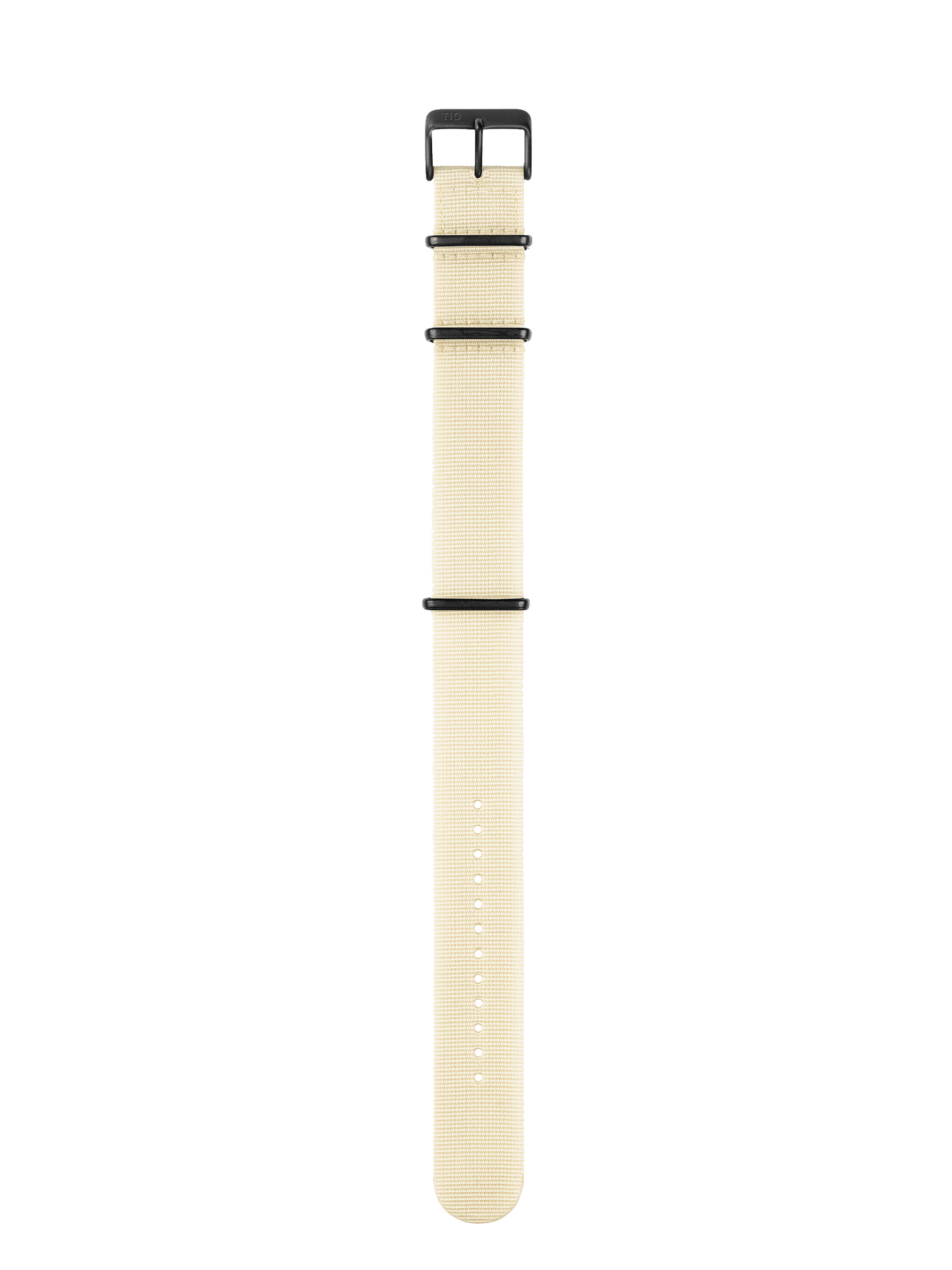 Off-White Nylon Strap with Black / Steel / Gold Buckle