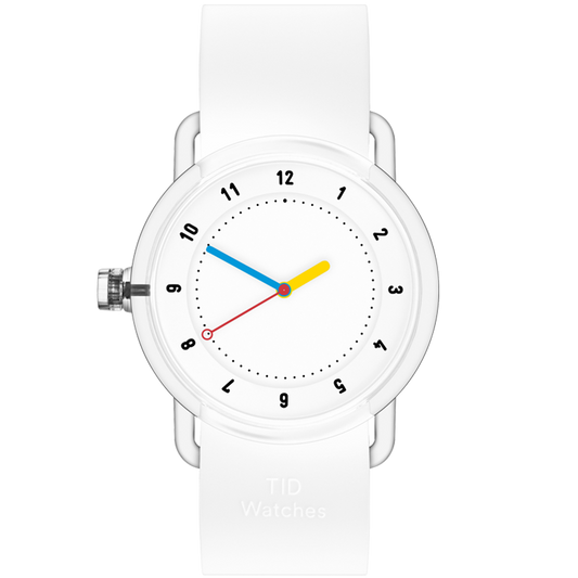 TID No.3 TR90 Builders Club Edition 38mm White / White Silicone Strap / Transparent Buckle
